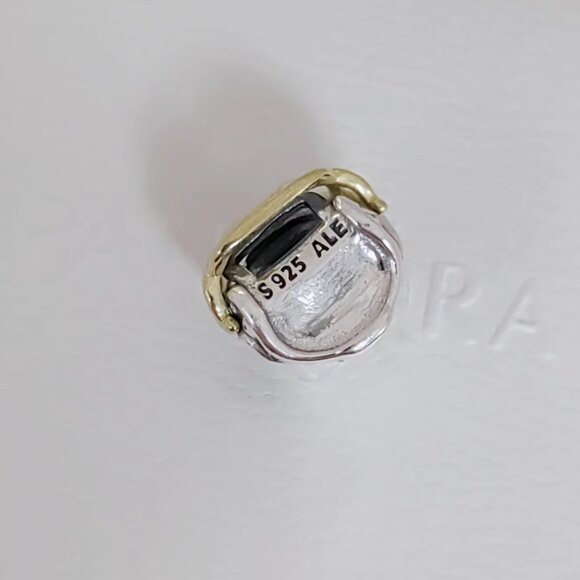 Pandora Philadelphia Eagles NFL Football Helmet Charm 14K Gold and S925 Silver - Picture 4 of 6